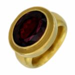 Turmalin Ring Gr. 54 Gelbgold 900 - Bild 10 Vorschau