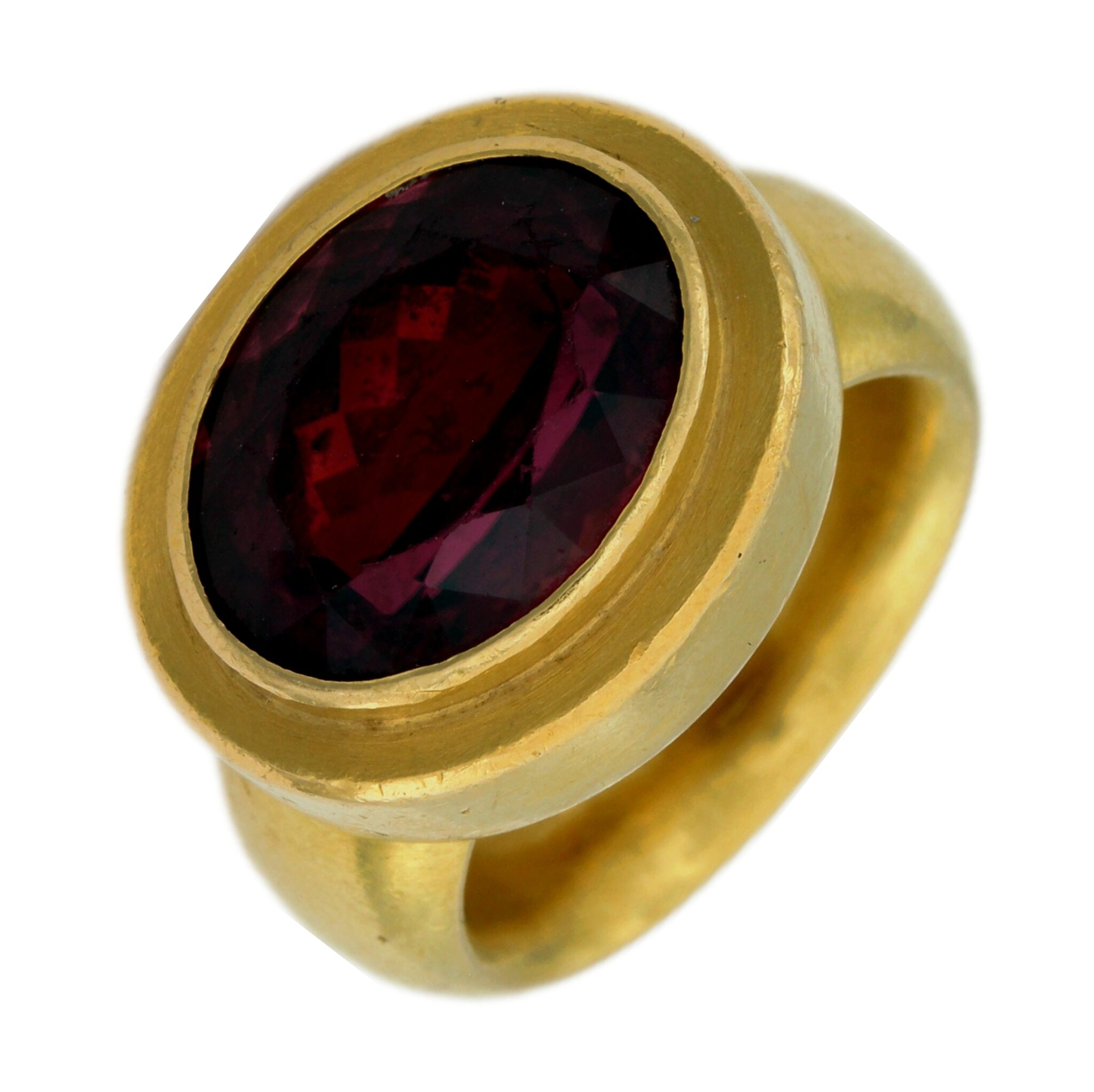 Turmalin Ring Gr. 54 Gelbgold 900 - Bild 10