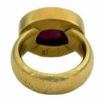 Turmalin Ring Gr. 54 Gelbgold 900 - Bild 11 Vorschau