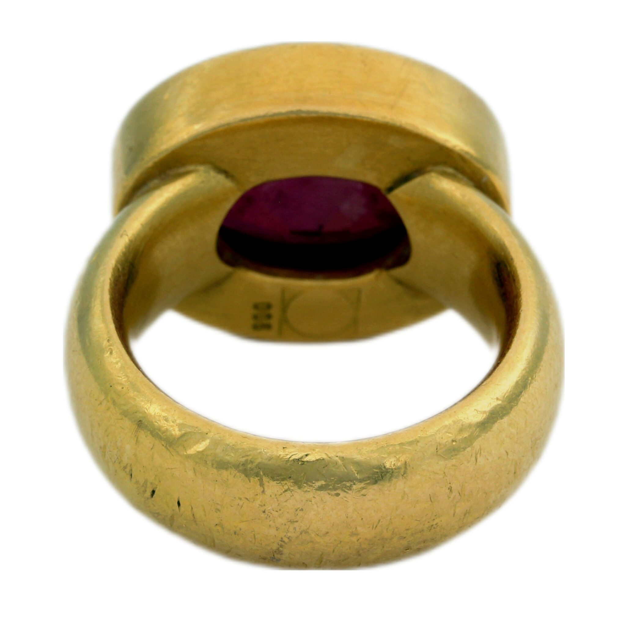Turmalin Ring Gr. 54 Gelbgold 900 - Bild 11