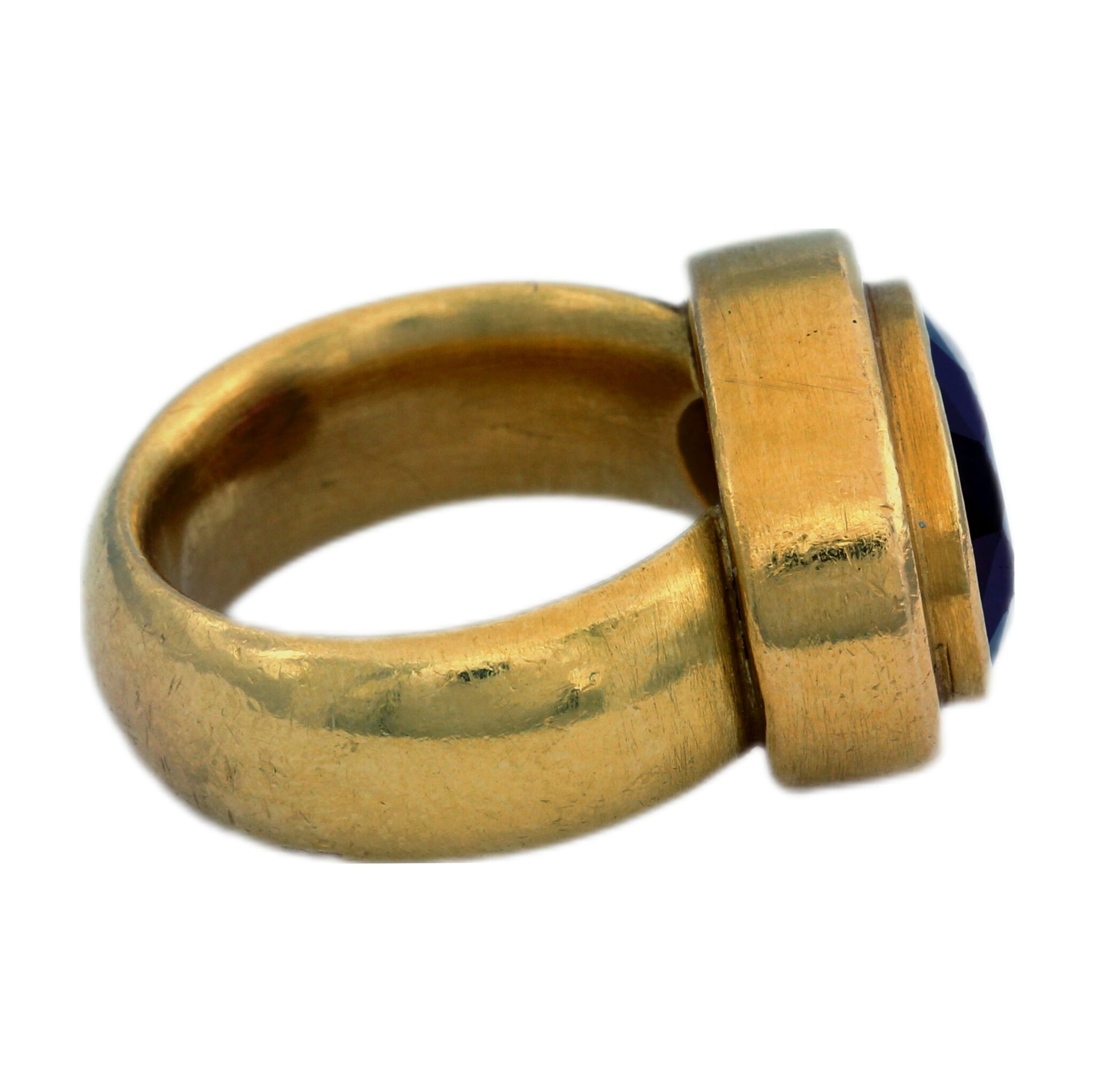 Turmalin Ring Gr. 54 Gelbgold 900 - Bild 12