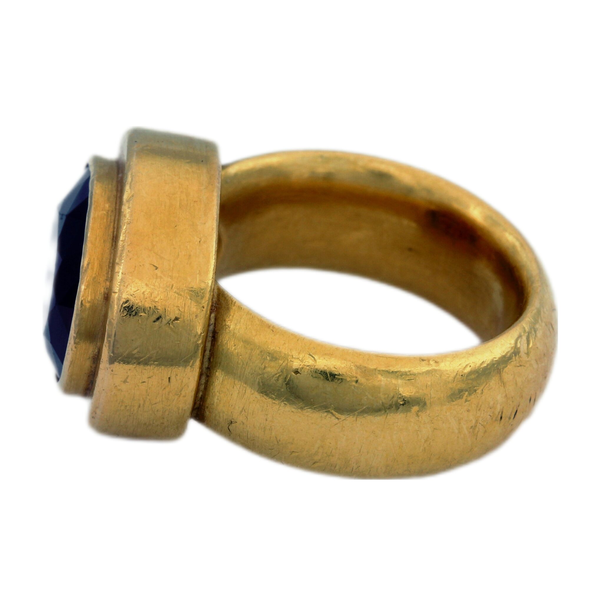 Turmalin Ring Gr. 54 Gelbgold 900 - Bild 5