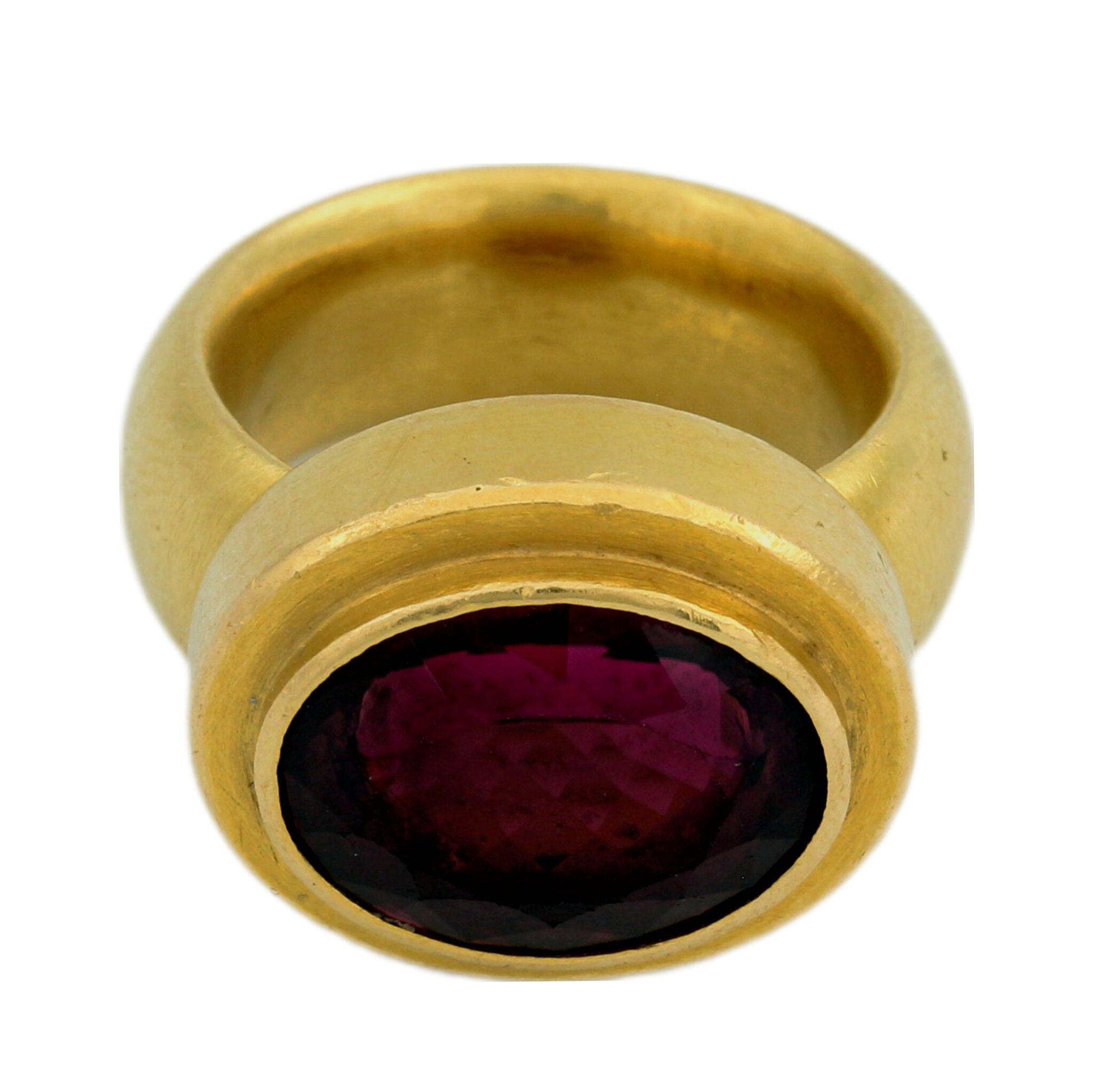 Turmalin Ring Gr. 54 Gelbgold 900