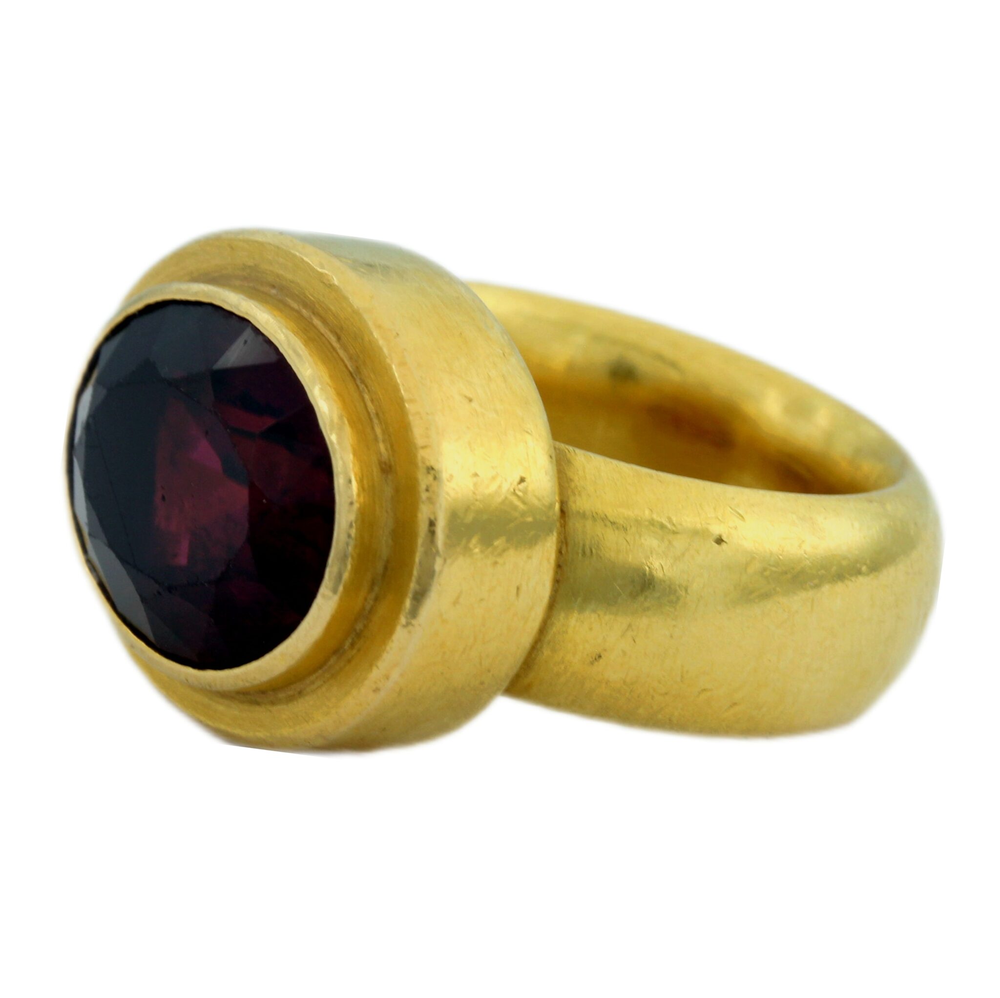 Turmalin Ring Gr. 54 Gelbgold 900 - Bild 8