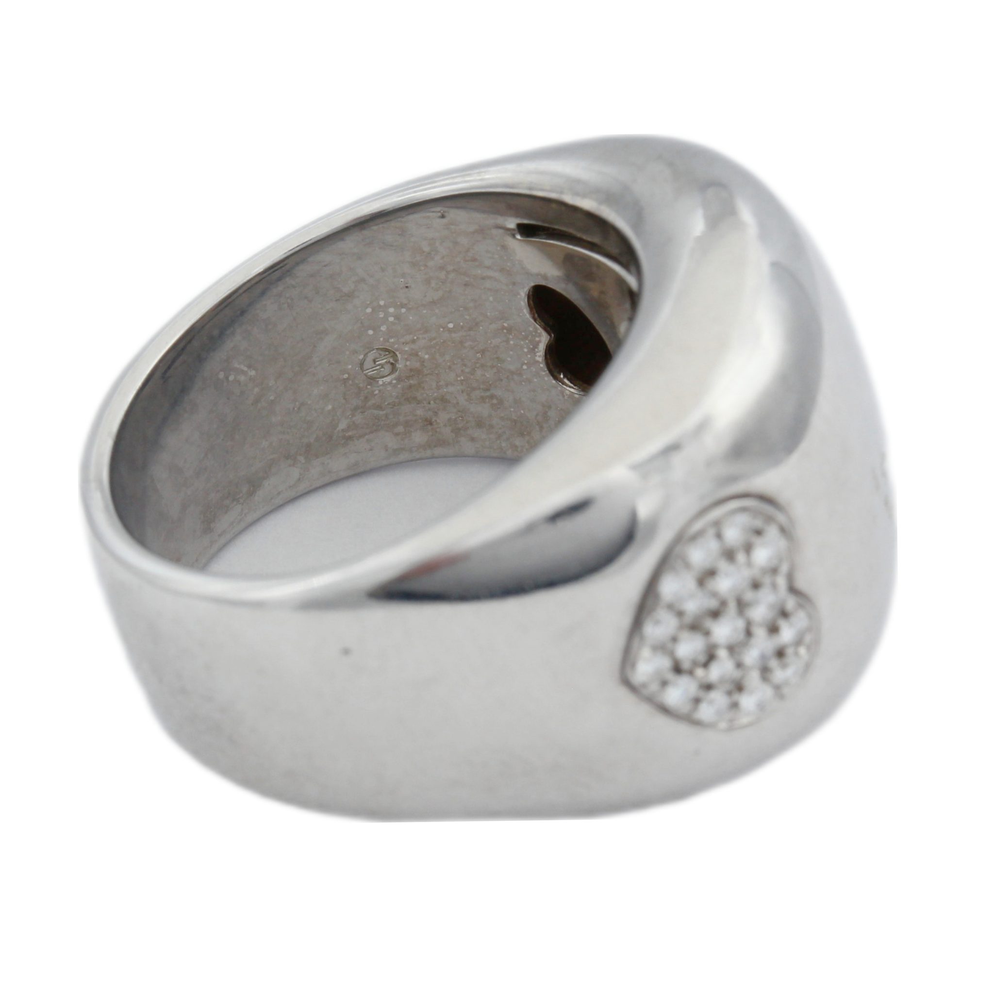 Herz Ring 56 ca. 0,25ct Diamanten Weißgold 750/ 18K - Bild 7