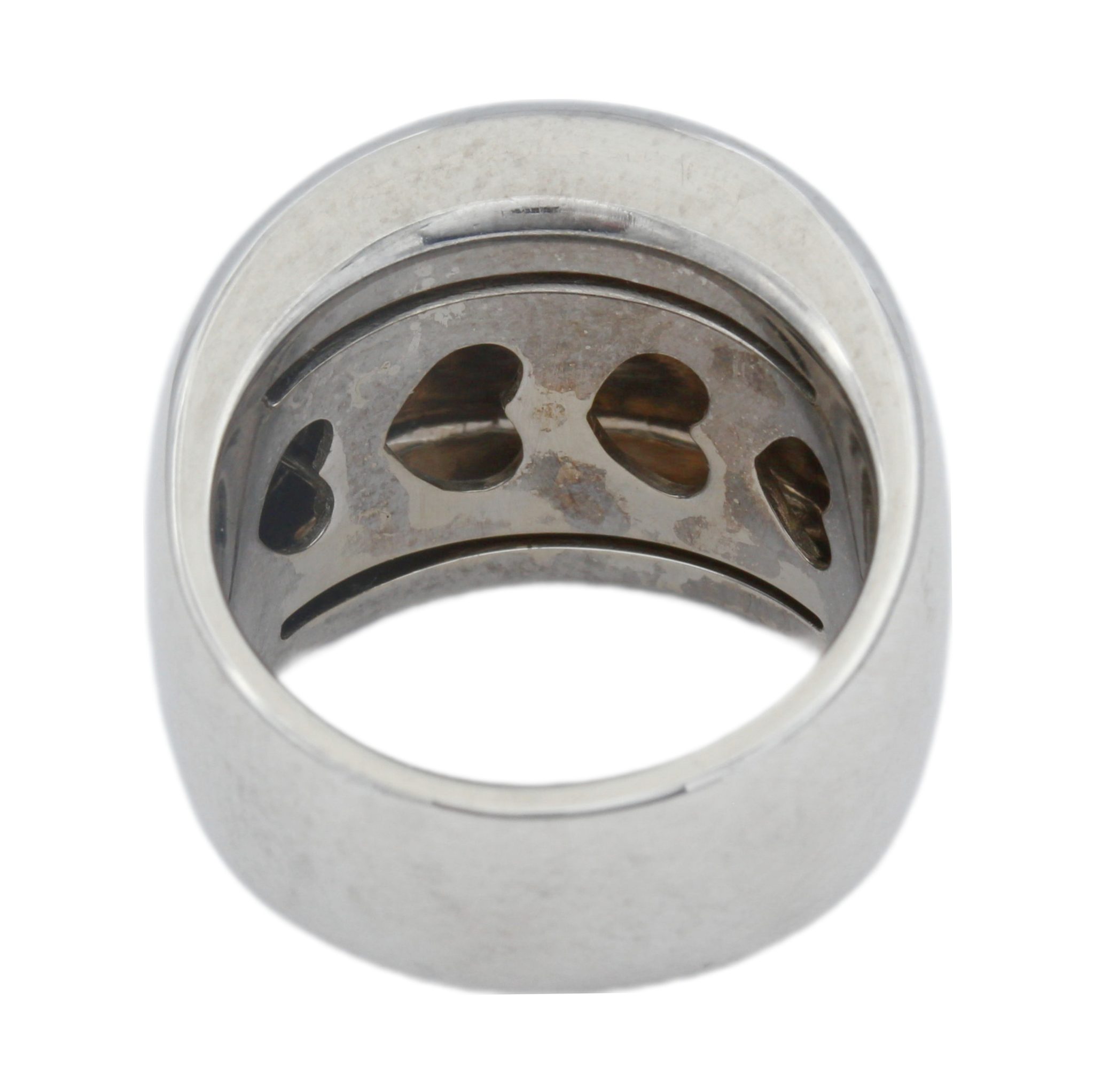 Herz Ring 56 ca. 0,25ct Diamanten Weißgold 750/ 18K - Bild 3