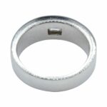 Diamant Ring Gr. 53 ca. 0,33ct Emerald Cut Platin 950 - Bild 4 Vorschau