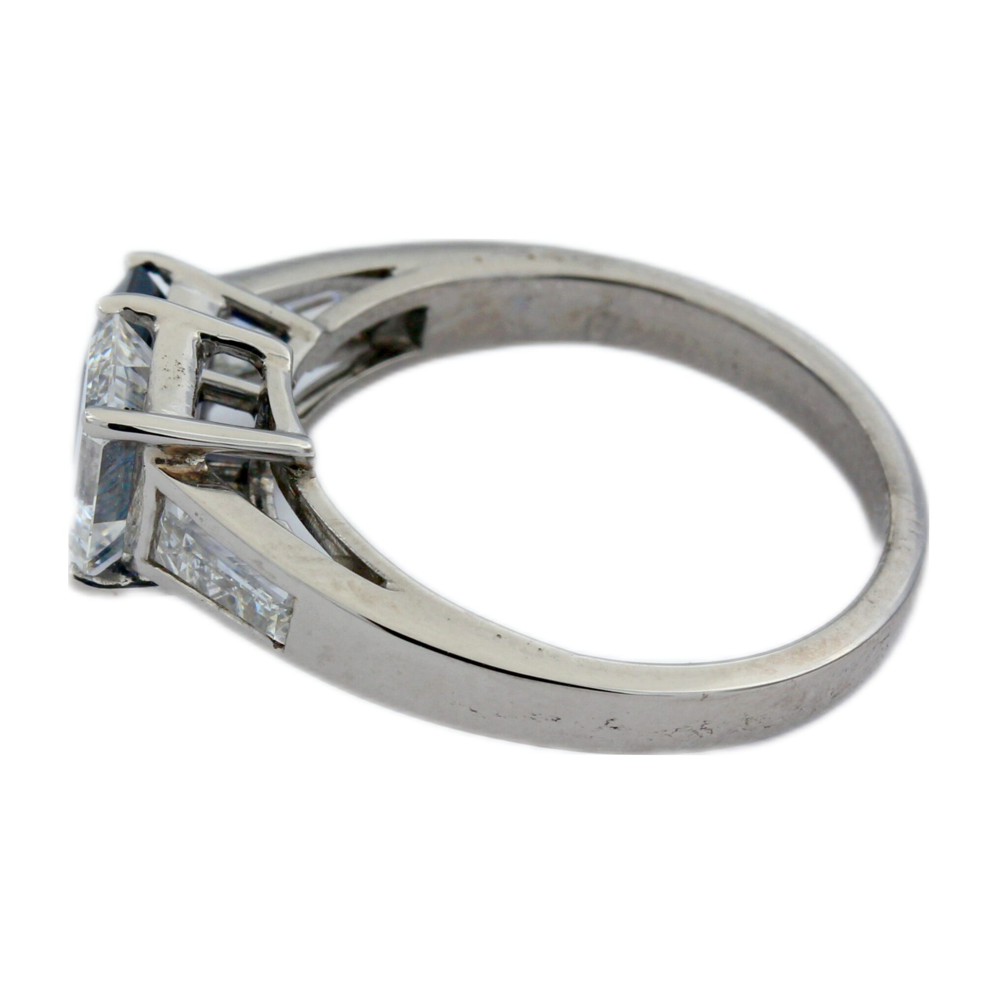 „Toi et Moi“ Saphir Ring Gr.54 ca. 1,52ct Diamanten Weißgold 750/ 18K - Bild 3