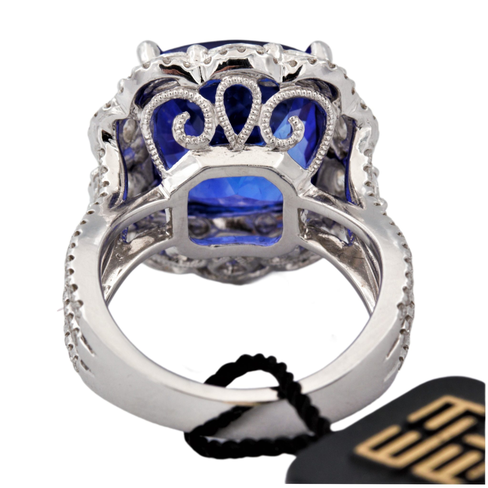 Effy „Black Tag“ Tansanit Ring Gr.54 ca.1,46ct Diamanten Weißgold 750/ 18K - Bild 5