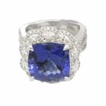 Effy „Black Tag“ Tansanit Ring Gr.54 ca.1,46ct Diamanten Weißgold 750/ 18K - Bild 12 Vorschau