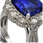 Effy „Black Tag“ Tansanit Ring Gr.54 ca.1,46ct Diamanten Weißgold 750/ 18K - Bild 7 Vorschau