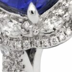 Effy „Black Tag“ Tansanit Ring Gr.54 ca.1,46ct Diamanten Weißgold 750/ 18K - Bild 8 Vorschau
