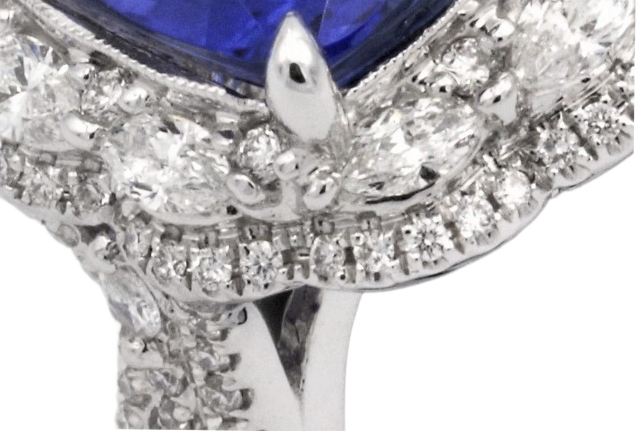 Effy „Black Tag“ Tansanit Ring Gr.54 ca.1,46ct Diamanten Weißgold 750/ 18K - Bild 8