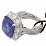 Effy „Black Tag“ Tansanit Ring Gr.54 ca.1,46ct Diamanten Weißgold 750/ 18K - Bild 2 Vorschau