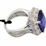 Effy „Black Tag“ Tansanit Ring Gr.54 ca.1,46ct Diamanten Weißgold 750/ 18K - Bild 3 Vorschau