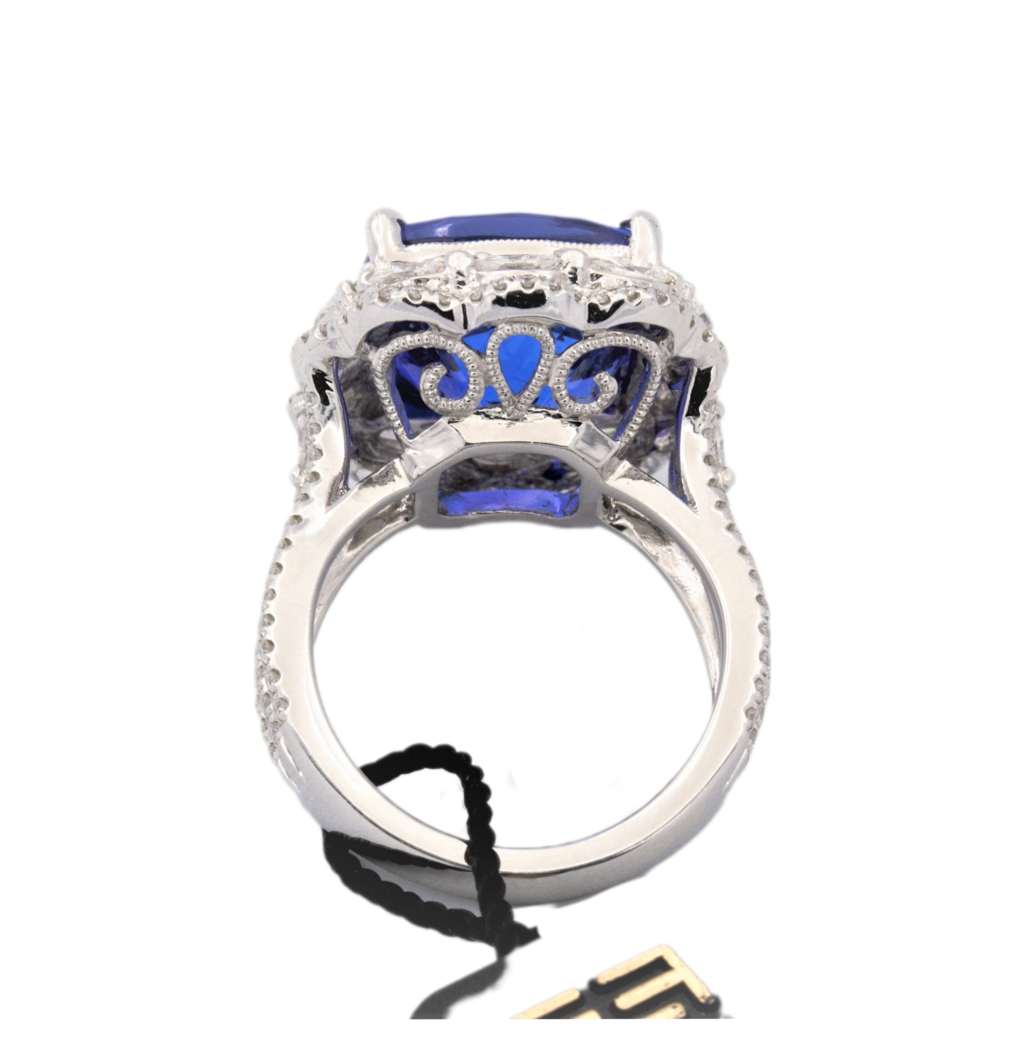 Effy „Black Tag“ Tansanit Ring Gr.54 ca.1,46ct Diamanten Weißgold 750/ 18K - Bild 10