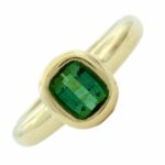 Turmalin Ring Gr.61 Gelbgold 750 / 18K - Bild 5 Vorschau