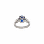 Kashmir Saphir Ring 4,14 ct – Seltenheit – DSEF/ Gübelin Expertise Schweiz - Bild 6 Vorschau