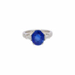 Kashmir Saphir Ring 4,14 ct – Seltenheit – DSEF/ Gübelin Expertise Schweiz Vorschau