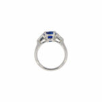 Kashmir Saphir Ring 4,14 ct – Seltenheit – DSEF/ Gübelin Expertise Schweiz - Bild 3 Vorschau