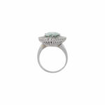 Grüner Diamant Tropfen Ring Gr.55 750 / 18K HRD / GIA Zertifikat - Bild 4 Vorschau