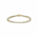 Riviérearmband mit ca.2,2ct Diamanten 18cm Gelbgold 750 / 18K Vorschau