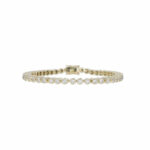 Riviérearmband mit ca.2,2ct Diamanten 18cm Gelbgold 750 / 18K - Bild 2 Vorschau