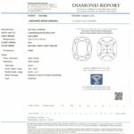 Solitärring Gr. 55 0,90ct Cushion-Cut Diamant Weißgold 18K IGI Zertifikat - Bild 7 Vorschau