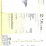 Solitärring Gr. 56 0,52ct Diamant Weißgold 585/ 14K AIG Zertifikat - Bild 7 Vorschau