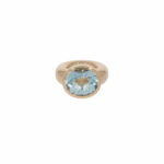 Massiver Bandring von Schubart Gelbgold 750 / 18K mit blauen Topas Vorschau