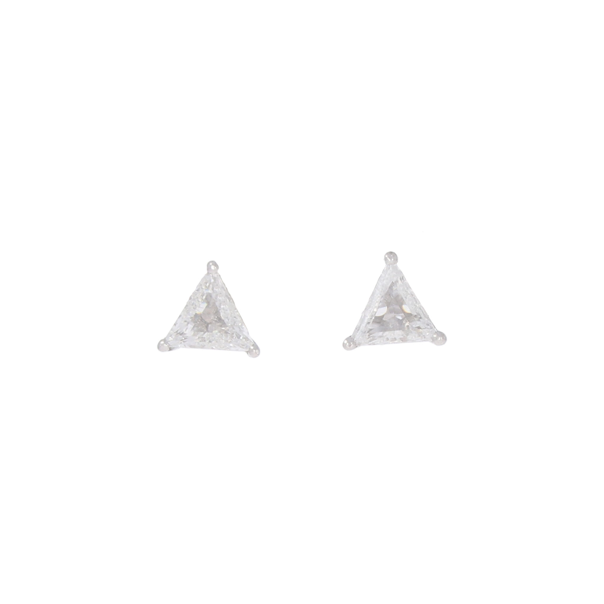 Trillanten Ohrstecker Weißgold 585 / 14K ca. 1,3ct