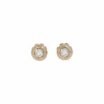 Solitärohrstecker mit je 0,30ct Diamant Gelbgold 750 / 18K Vorschau