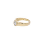 Solitärring Gelbgold 750 / 18K mit ca. 0,5ct Diamanten - Bild 3 Vorschau
