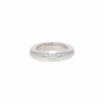 Massiver Spannring Weißgold 585 / 14K mit ca. 0,45ct Diamant Vorschau