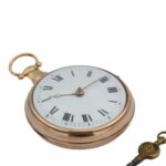 George Simson – J.W. Chester 1813 – 750 / 18ct. Gelbgold 157 g-Spindel-tascheuhr Vorschau
