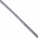 Tennisarmband Weißgold 750 / 18K mit ca. 5,5ct Diamanten - Bild 3 Vorschau