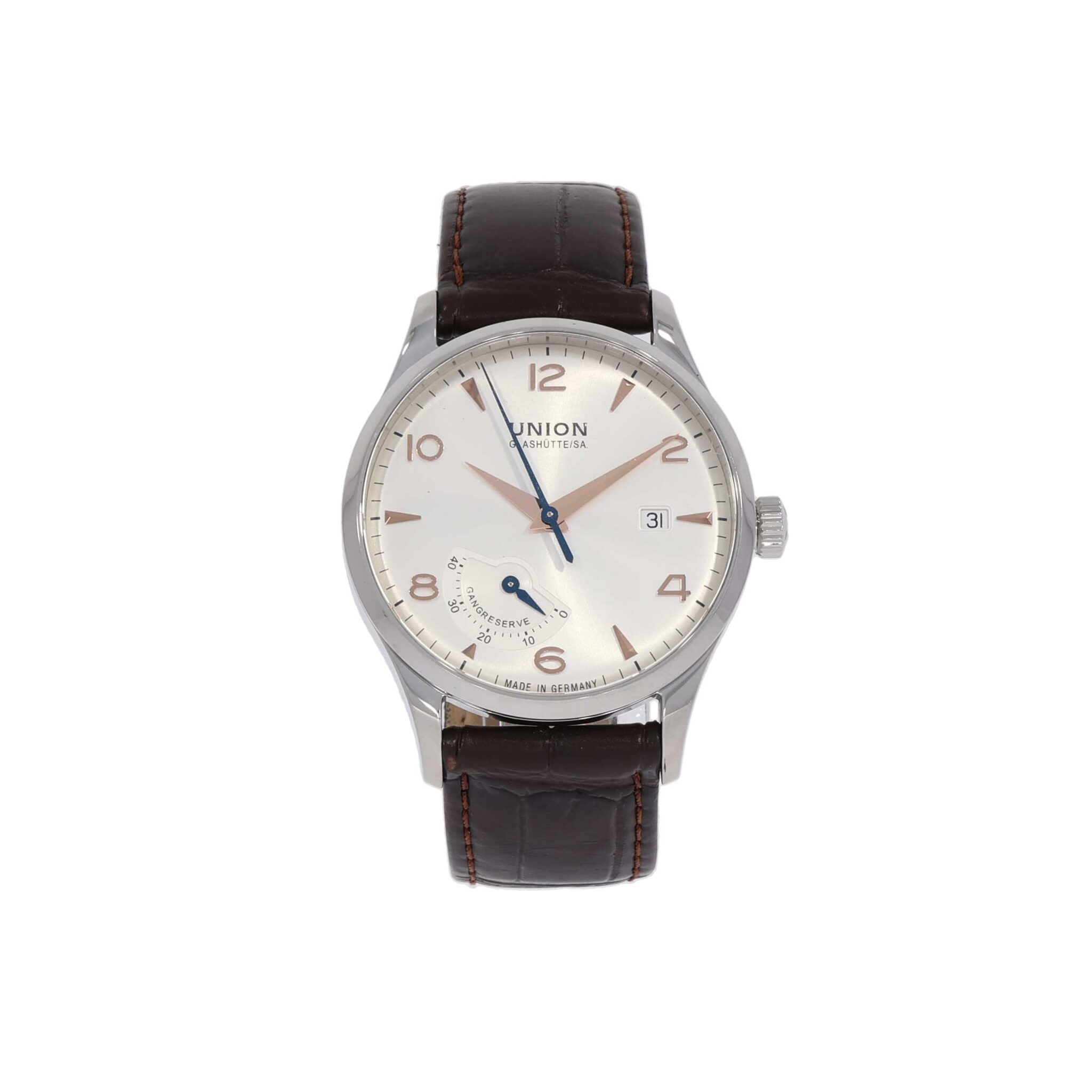 Union Glashütte Noramis Gangreserve Ref. D005.424.1603701 Full Set wie neu