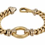 Wempe Panzerarmband Gelbgold 750 / 18K mit ca. 0,14 ct Diamanten - Bild 2 Vorschau