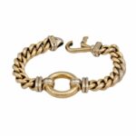 Wempe Panzerarmband Gelbgold 750 / 18K mit ca. 0,14 ct Diamanten - Bild 3 Vorschau