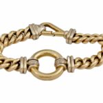 Wempe Panzerarmband Gelbgold 750 / 18K mit ca. 0,14 ct Diamanten Vorschau