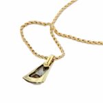Collier Gelbgold 585 / 14K mit Diamanten und Rubin Vorschau