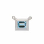 Anhänger Weißgold 750 / 18K mit 4,02 ct. Aquamarin Vorschau