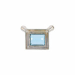 Anhänger Weißgold 750 / 18K mit 4,02 ct. Aquamarin Vorschau