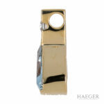 Aquamarin Anhänger Gelbgold 750 / 18K mit 0,1ct Diamant Vorschau