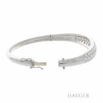 Armreif 17,5cm Platin 950 mit ca. 4ct Diamanten Vorschau