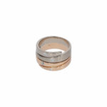 Bicolor Damenring mit Diamantbesatz Vorschau