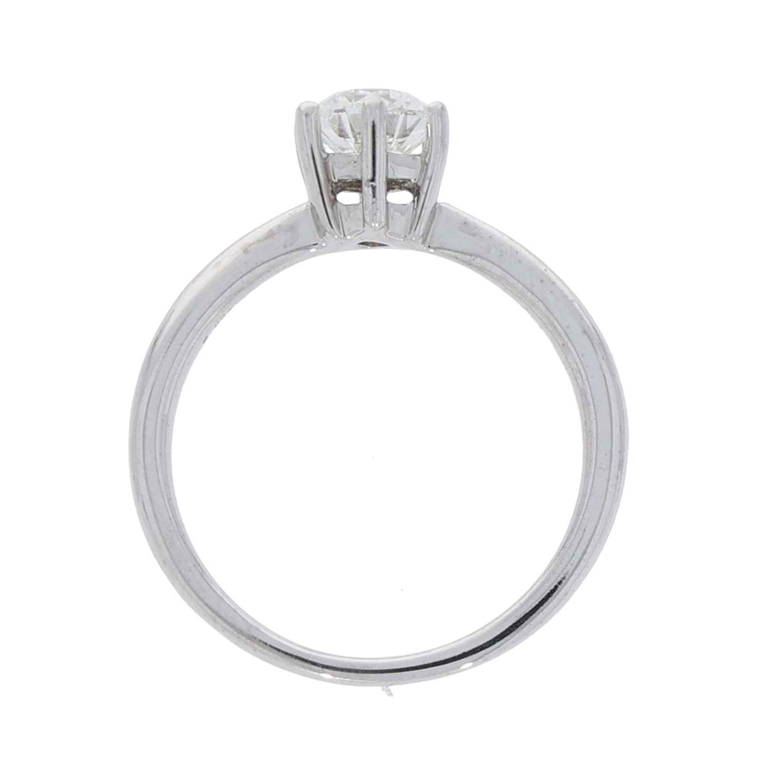 Brillant Solitärring in Weissgold mit GIA Zertifikat
