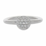 Bron Stardust Ring Gr.48,5 Weißgold 750 / 18K mit 0,15ct Diamanten - Bild 3 Vorschau