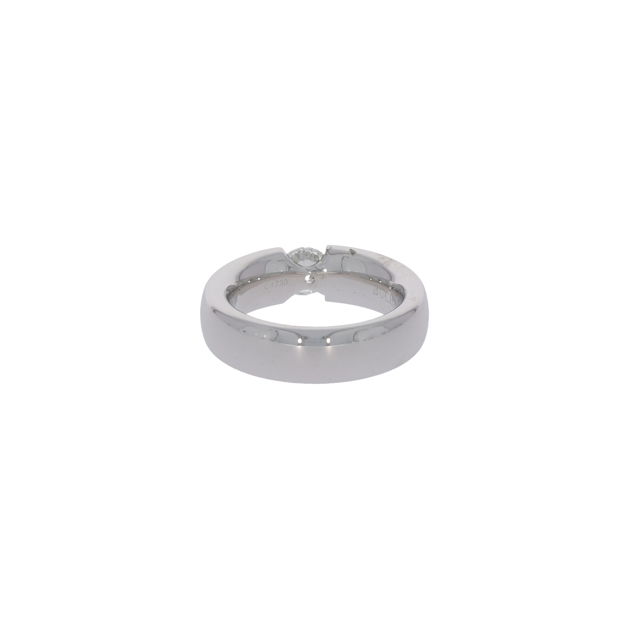 Diamant Spannring von Bucherer in 750er Weissgold