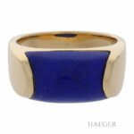 Bulgari Tronchetto Ring Lapislazuli Gelbgold 750 / 18 Kt. Gr. 48 Vorschau